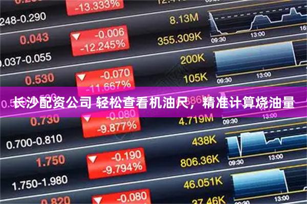 长沙配资公司 轻松查看机油尺，精准计算烧油量